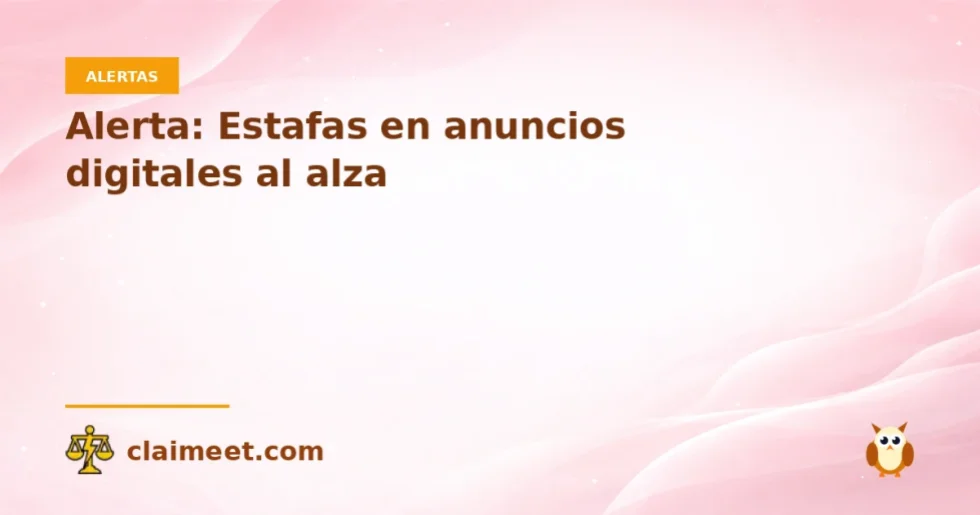 Alerta: Estafas en anuncios digitales al alza