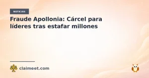 Fraude Apollonia: Cárcel para líderes tras estafar millones