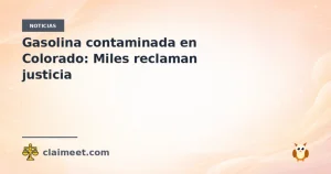 Gasolina contaminada en Colorado: Miles reclaman justicia