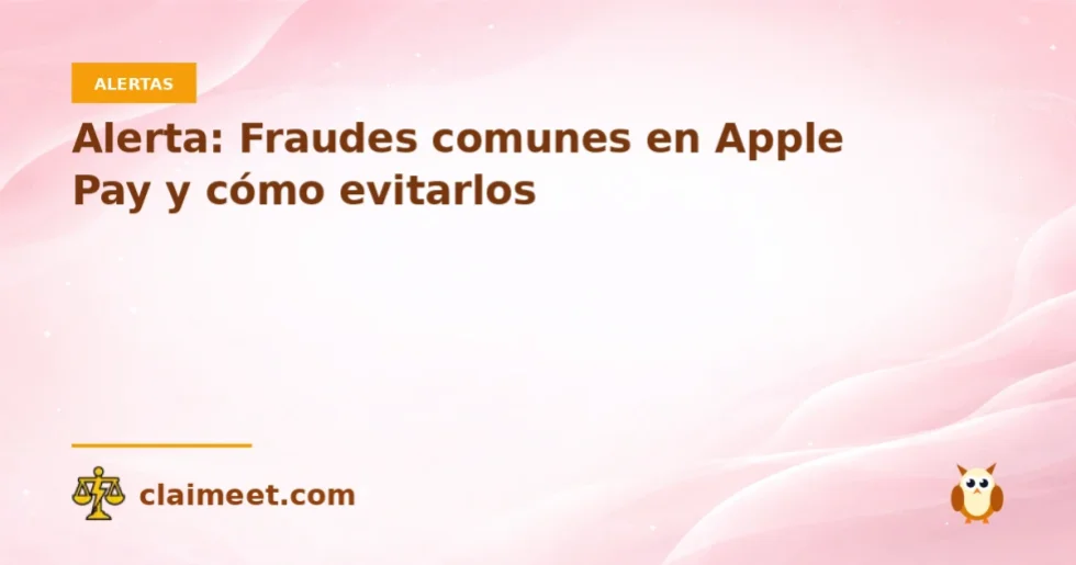 Alerta: Fraudes comunes en Apple Pay y cómo evitarlos