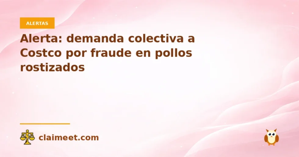 Alerta: demanda colectiva a Costco por fraude en pollos rostizados