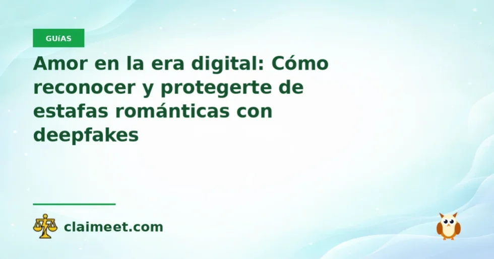 Amor en la era digital: Cómo reconocer y protegerte de estafas románticas con deepfakes