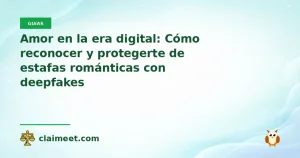 Amor en la era digital: Cómo reconocer y protegerte de estafas románticas con deepfakes