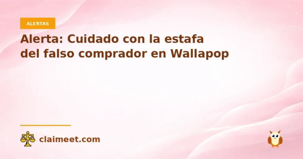 Alerta: Cuidado con la estafa del falso comprador en Wallapop