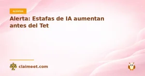 Alerta: Estafas de IA aumentan antes del Tet
