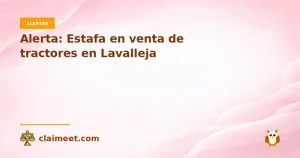 Alerta: Estafa en venta de tractores en Lavalleja