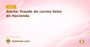 Alerta: fraude de correo falso de Hacienda