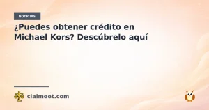 ¿Puedes obtener crédito en Michael Kors? Descúbrelo aquí