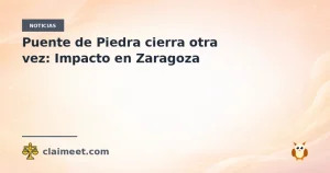 Puente de Piedra cierra otra vez: Impacto en Zaragoza