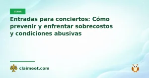 Entradas para conciertos: Cómo prevenir y enfrentar sobrecostos y condiciones abusivas