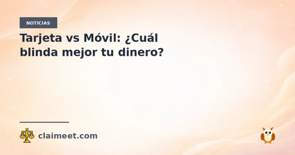 Tarjeta vs Móvil: ¿Cuál blinda mejor tu dinero?