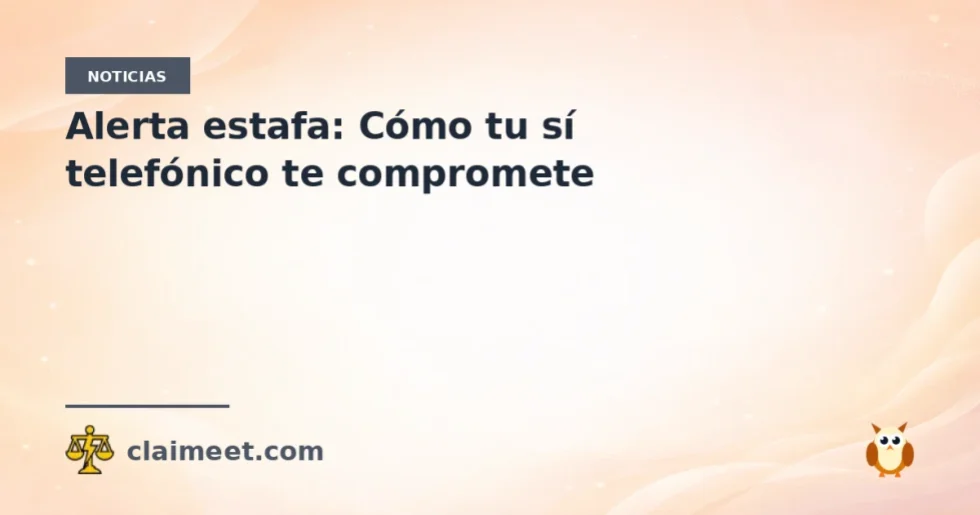 Alerta estafa: Cómo tu sí telefónico te compromete