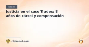 Justicia en el caso Tradex: 8 años de cárcel y compensación