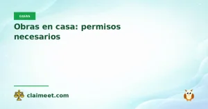Obras en casa: permisos necesarios
