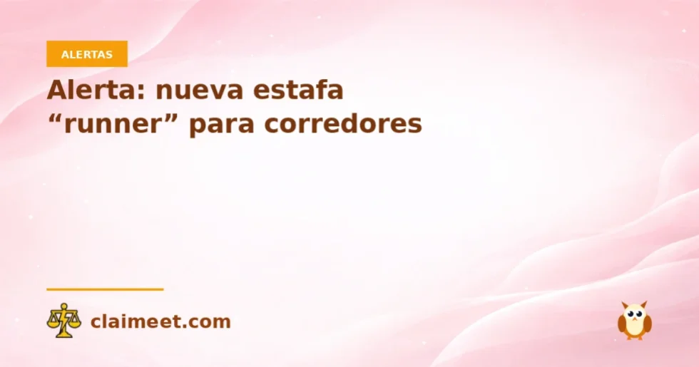 Alerta: nueva estafa “runner” para corredores
