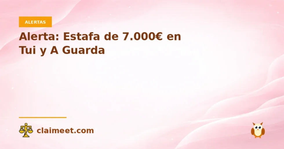 Alerta: Estafa de 7.000€ en Tui y A Guarda