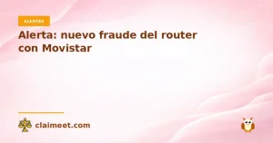 Alerta: nuevo fraude del router con Movistar