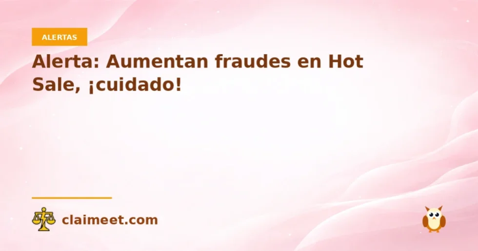 Alerta: Aumentan fraudes en Hot Sale, ¡cuidado!