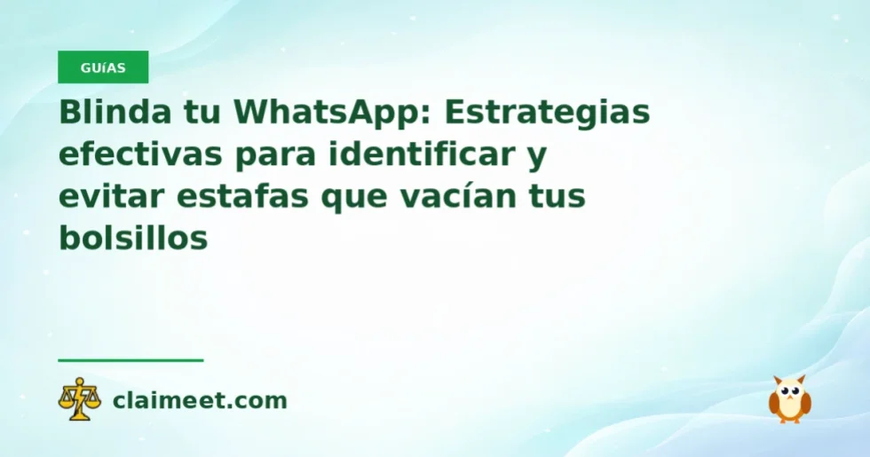 Blinda tu WhatsApp: Estrategias efectivas para identificar y evitar estafas que vacían tus bolsillos