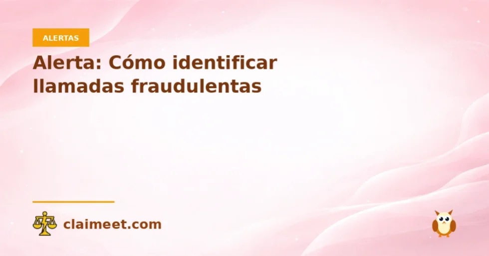 Alerta: Cómo identificar llamadas fraudulentas
