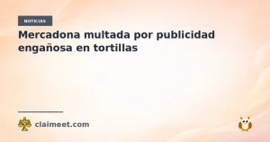 Mercadona multada por publicidad engañosa en tortillas