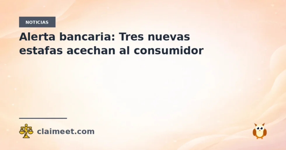 Alerta bancaria: Tres nuevas estafas acechan al consumidor