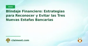 Blindaje Financiero: Estrategias para Reconocer y Evitar las Tres Nuevas Estafas Bancarias