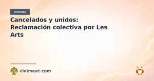 Cancelados y unidos: Reclamación colectiva por Les Arts