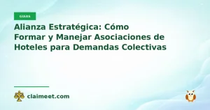Alianza Estratégica: Cómo Formar y Manejar Asociaciones de Hoteles para Demandas Colectivas