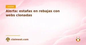Alerta: estafas en rebajas con webs clonadas