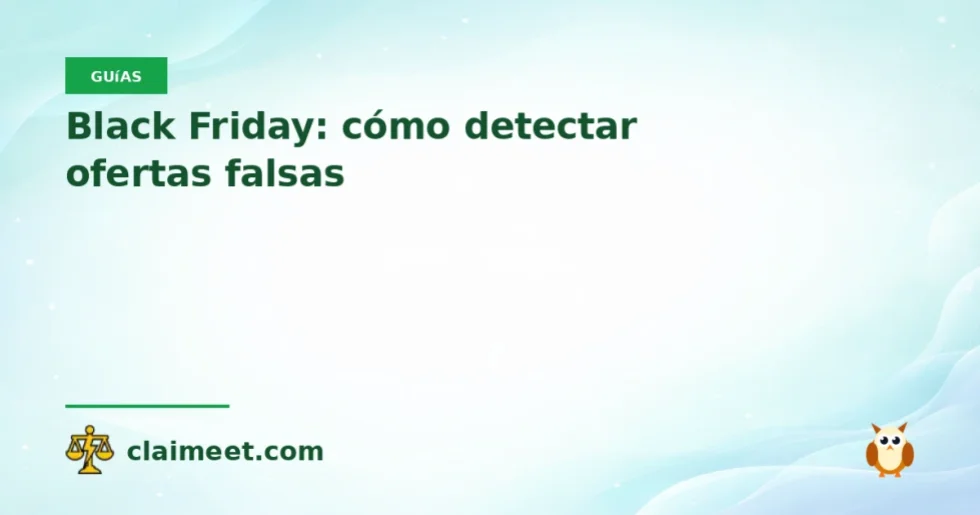 Black Friday: cómo detectar ofertas falsas