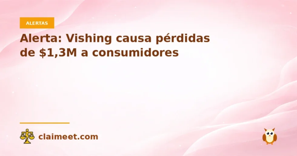 Alerta: Vishing causa pérdidas de $1,3M a consumidores